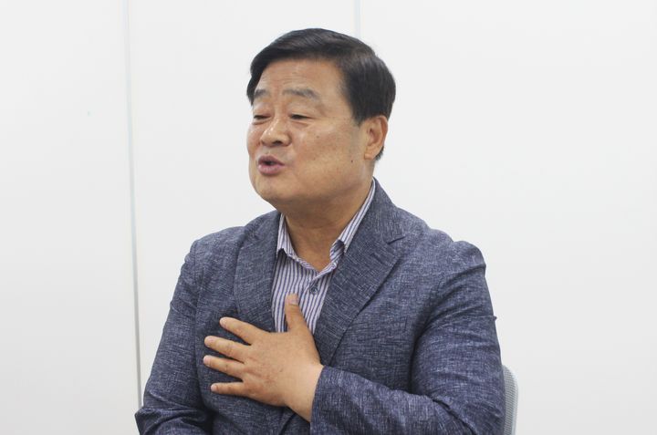 [홍성=뉴시스] 최영민 기자=이병도 충남교육감 당선인. 2026.06.23 ymchoi@newsis.com *재판매 및 DB 금지