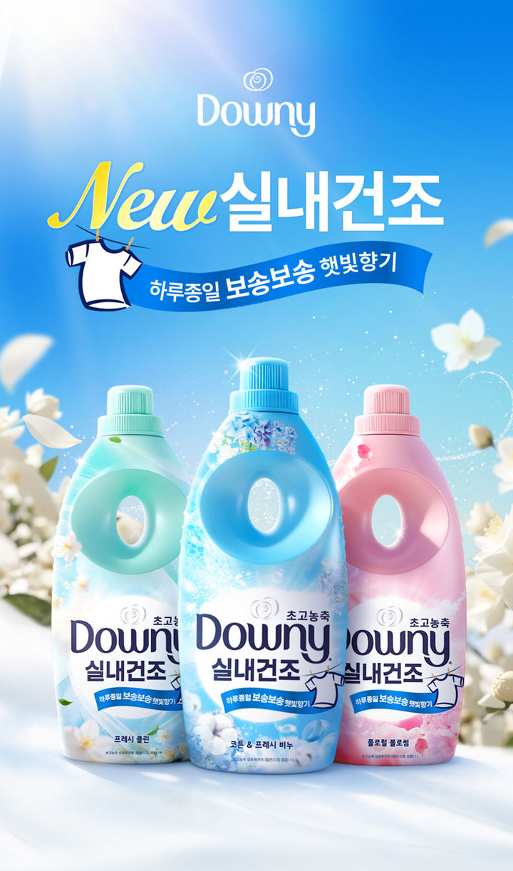 한국P&G, 다우니 실내건조 섬유유연제 *재판매 및 DB 금지