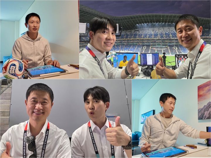 [서울=뉴시스]이영표 KBS 해설위원이 대한민국 축구 대표팀의 남아프리카공화국전 승리 해법을 공개했다. 이 위원은 과거 월드컵 경기 결과를 잇달아 맞히며 '문어 영표'라는 별명을 얻었다. 최근에도 한국의 체코전 2-1 승리와 일본의 튀니지전 4-0 승리를 예상해 적중시킨 바 있다. (사진=KBS) 2026.06.23. photo@newsis.com *재판매 및 DB 금지