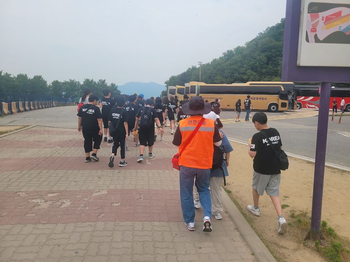 인천소방본부가 추진하는 현장체험학습 안전요원 지원사업. (사진=인천소방본부 제공) 2026.06.23. photo@newsis.com *재판매 및 DB 금지