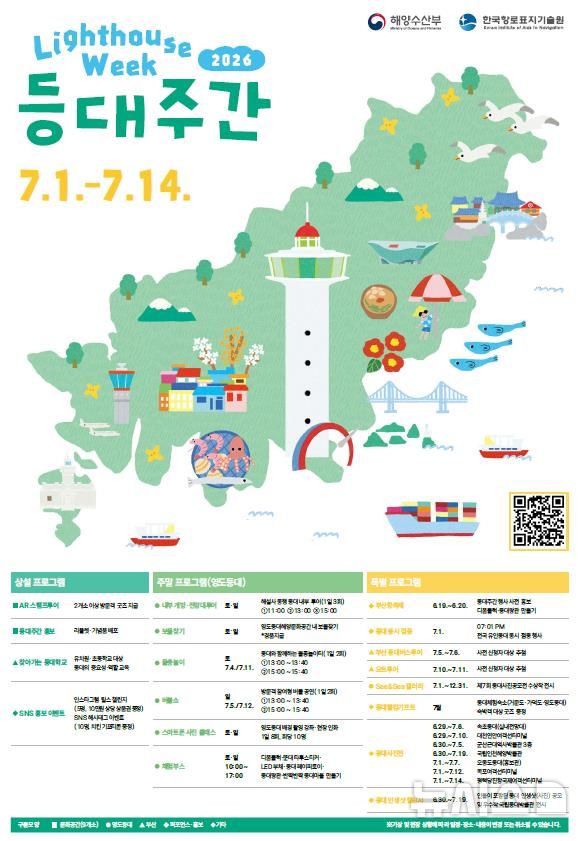 [서울=뉴시스] 대한민국 등대주간 포스터.