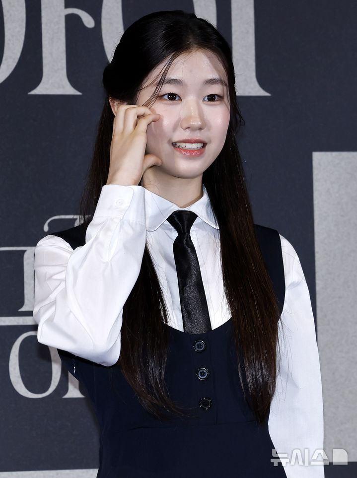 [서울=뉴시스] 김혜진 기자 = 배우 박소이가 25일 오후 서울 용산구 CGV 용산아이파크몰에서 열린 영화 '그림자 아이' 언론시사회에서 포즈를 취하고 있다. 2026.06.25. jini@newsis.com