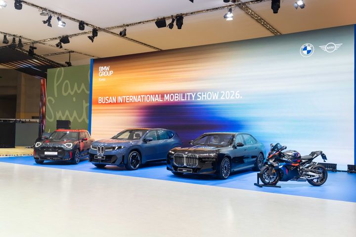 [부산=뉴시스] 디 올-일렉트릭 MINI JCW 에이스맨, 더 뉴 BMW iX3, BMW 7시리즈 네로 루쏘 에디션, BMW M 1000 RR. (사진=BMW코리아 제공) 2026.6.626. photo@newsis.com *재판매 및 DB 금지