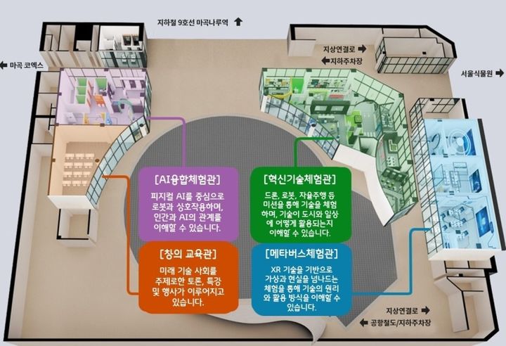 [서울=뉴시스] 서울퓨처랩 체험관 구성도. (자료=서울시 제공) 2026.06.26. photo@newsis.com *재판매 및 DB 금지