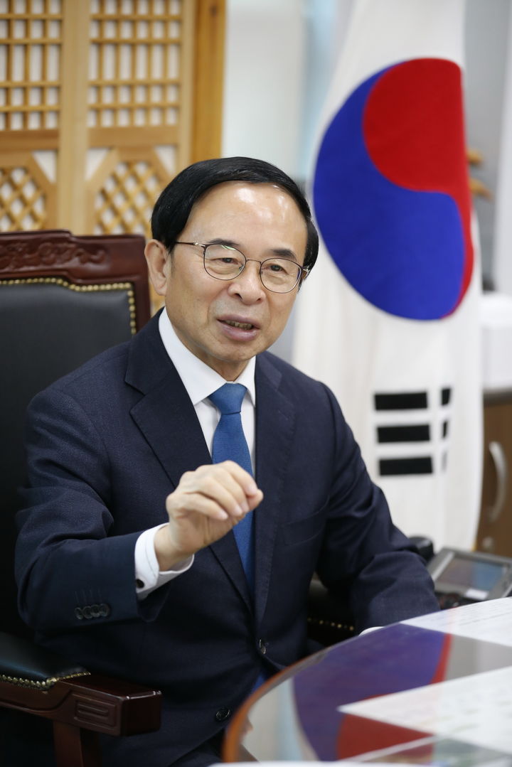 [임실=뉴시스] 민선 6·7·8기 임실군정을 이끈 심민 임실군수. *재판매 및 DB 금지