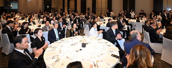 [서울=뉴시스] 한국전참전용사한미추모사업회가 지난 21일 서울 용산구 그랜드하얏트 서울에서 개최한 '한·미 우호 평화 콘퍼런스' (사진=여의도순복음교회 제공) 2026.06.26. photo@newsis.com *재판매 및 DB 금지