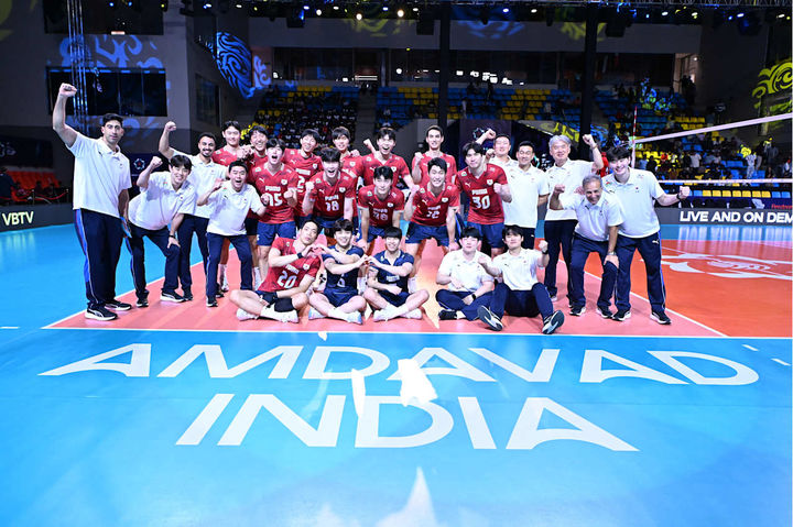 [서울=뉴시스] 한국 남자 배구 대표팀. (사진=AVC 홈페이지 캡처) 2026.06.26. *재판매 및 DB 금지