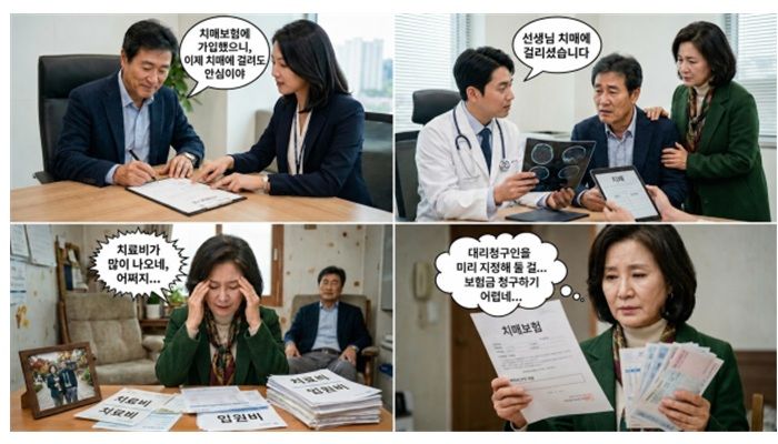[서울=뉴시스] 대리청구인을 지정하지 않을 경우 AI 생성 이미지. (사진=금융감독원 제공) 2026.06.29. photo@newsis.com *재판매 및 DB 금지