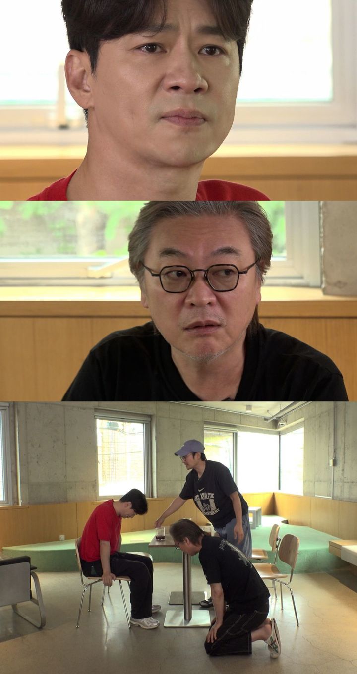 [서울=뉴시스] 배우 정상훈이 김의성·임형준에게 묵혀온 감정을 쏟아낸다. (사진=미디어랩시소) 2026.06.29. photo@newsis.com *재판매 및 DB 금지