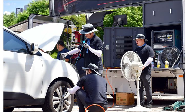[서울=뉴시스] 정비소 전경. 해당 사진은 기사 내용과 관련이 없습니다. (사진=뉴시스DB) photo@newsis.com *재판매 및 DB 금지