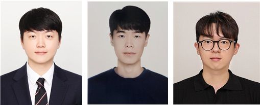 [서울=뉴시스] (왼쪽부터) 서울시립대 전자전기컴퓨터공학부 성홍제 교수, 정문연 학생, 민승기 학생. (사진=서울시립대 제공) 2026.06.29. photo@newsis.com *재판매 및 DB 금지