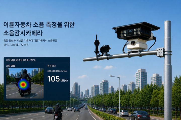 [수원=뉴시스] 이륜차 소음감시카메라. (사진=경기도 제공) 2026.06.30. photo@newsis.com *재판매 및 DB 금지