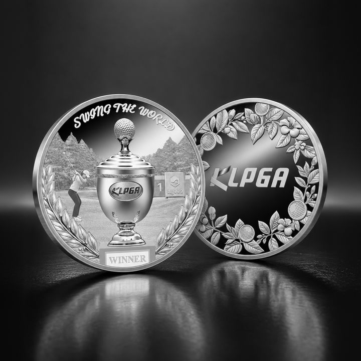 [대전=뉴시스] 한국조폐공사는 한국여자프로골프협회(KLPGA)와 협업해 올해 KLPGA 공식 기념메달을 출시했다. (사진=한국조폐공사 제공) 2026.06.30. photo@newsis.com&nbsp; *재판매 및 DB 금지