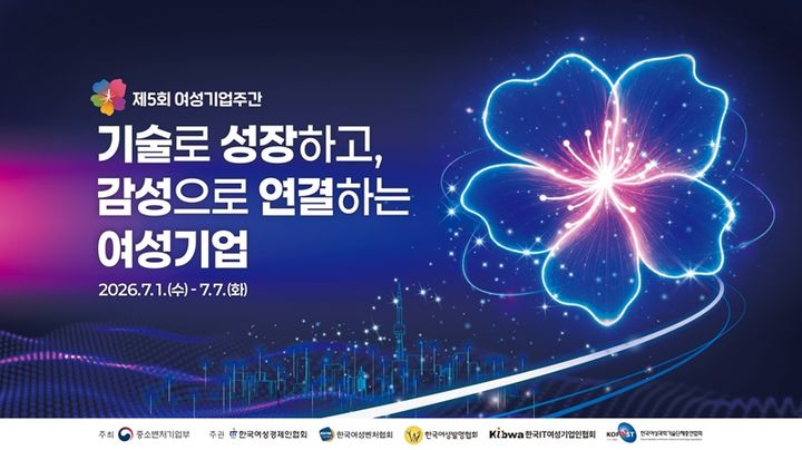 [서울=뉴시스] 한국여성경제인협회가 내달 1~7일 국내 337만 여성기업인을 위한 축제인 제5회 여성기업주간을 연다. (사진=한국여성경제인협회 제공) 2026.6.30. photo@newsis.com *재판매 및 DB 금지