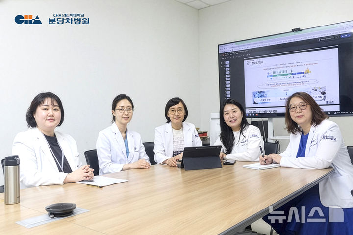[성남=뉴시스] 분당차병원 스마트MEC케어R&D센터 연구팀 (사진=분당차병원 제공) 2026.06.30. photo@newsis.com