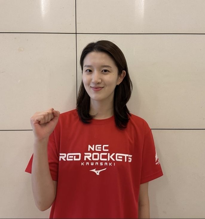 [서울=뉴시스] 여자 프로배구 흥국생명 이다현이 2026~2027시즌 일본 SV리그 NEC 레드로케츠 가와사키로 임대 이적해 한 시즌 동안 활약한다. (사진=흥국생명 제공) 2026.06.30. *재판매 및 DB 금지