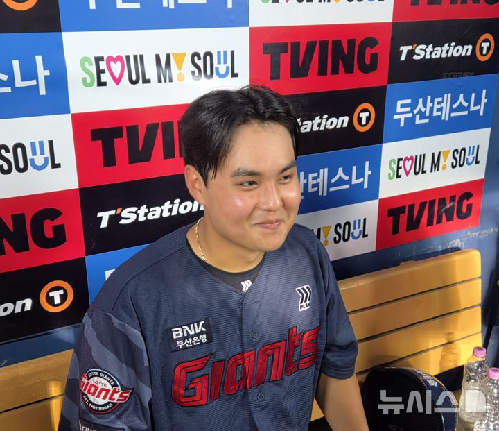 [서울=뉴시스] 박윤서 기자 = 프로야구 롯데 자이언츠 박재엽. 2026.07.01.