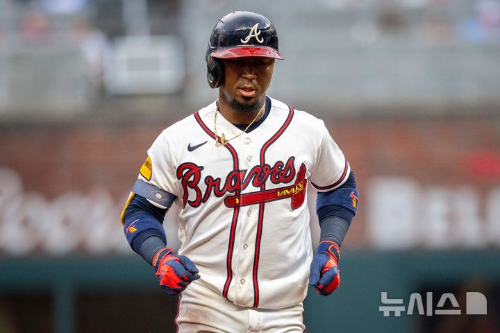 [애틀랜타=AP/뉴시스] 메이저리그(MLB) 애틀랜타 브레이브스 아지 알비스. 2026.07.02.