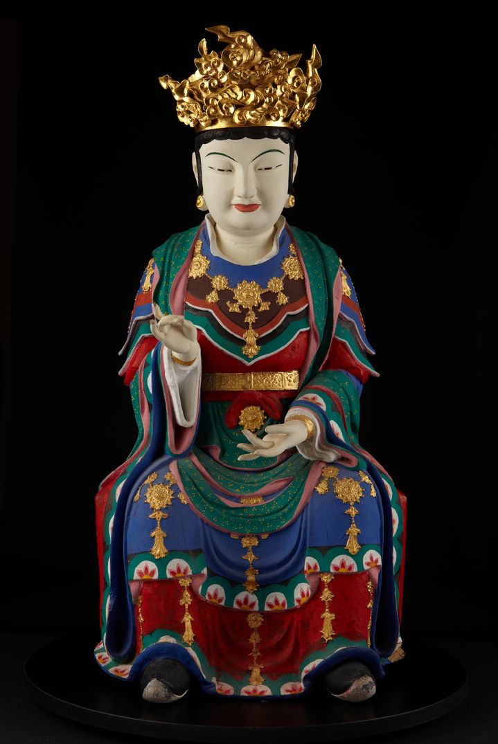  [서울=뉴시스] 평창 상원사 목조제석천의좌상 및 복장유물 (사진=국가유산청 제공) 2026.07.02. photo@newsis.com *재판매 및 DB 금지