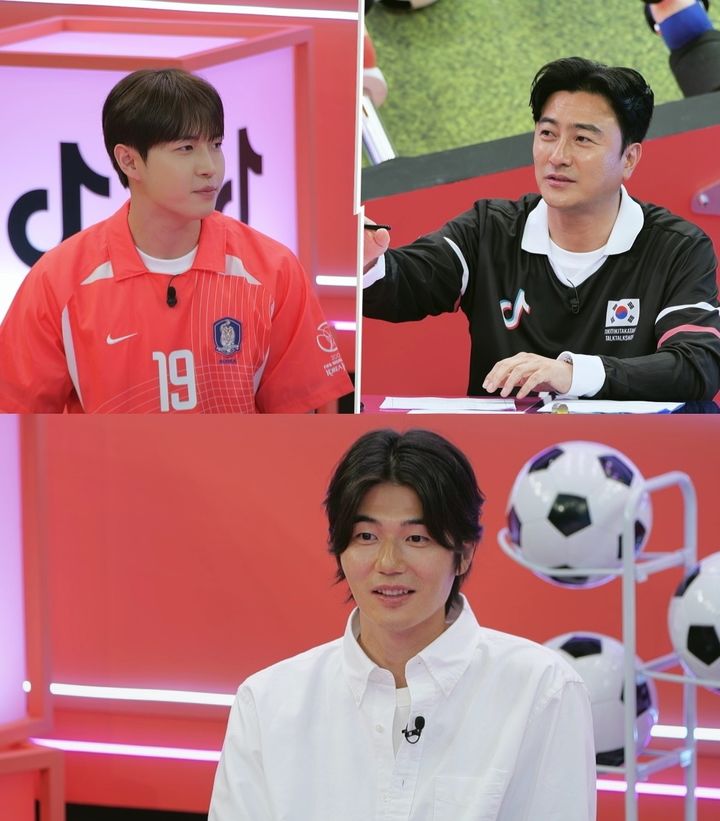 [서울=뉴시스] 가수 김재환이 전 축구선수 안정환을 향한 팬심을 드러낸다. (사진=틱톡) 2026.07.02. photo@newsis.com *재판매 및 DB 금지