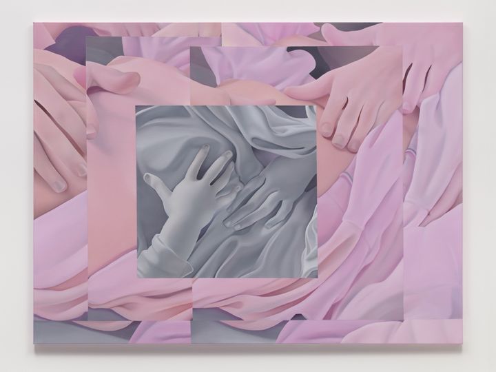 Vivian Greven, Bond IV, 2026, Oil on canvas, 150 × 200 cm | 59 1/16 × 78 3/4 in. Courtesy of the artist and Perrotin. *재판매 및 DB 금지