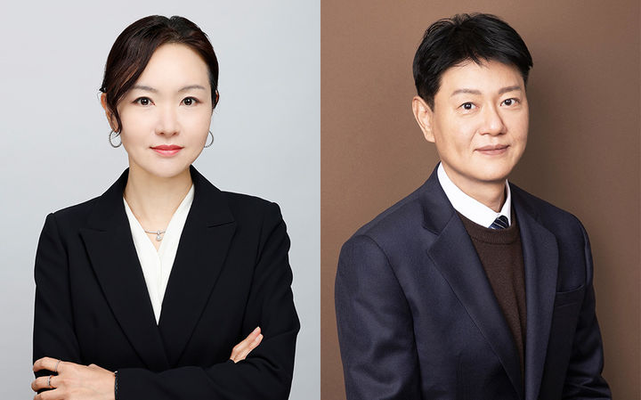 [서울=뉴시스] 김나영 부사장(왼쪽)과 최인영 부사장 (사진=한미그룹 제공) 2026.07.02. photo@newsis.com *재판매 및 DB 금지