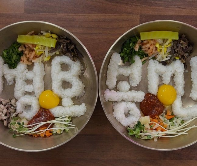 [서울=뉴시스] 홍명보와 손흥민의 이름을 활용해 만든 비빔밥. (사진=유비빔 인스타그램) 2026.07.02. photo@newsis.com *재판매 및 DB 금지