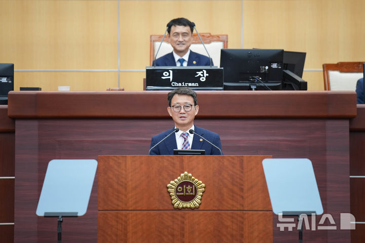 [전주=뉴시스] 김성수 제13대 전북특별자치도의회 문화안전소방위원장, *재판매 및 DB 금지