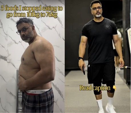[서울=뉴시스] 6개월 만에 101㎏에서 76㎏으로 감량에 성공한 피트니스 코치 지 알리(Zee Ali)의 다이어트 전후 모습이 공개됐다. (사진 출처=지 알리 인스타그램 캡처)