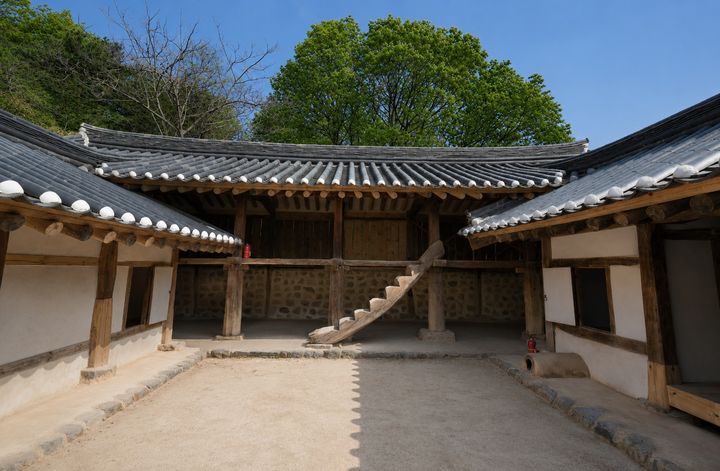 [서울=뉴시스] 포항 여강이씨 달전재사 내부 양익실과 고사(사진=국가유산청 제공) 2026.07.03. photo@newsis.com *재판매 및 DB 금지