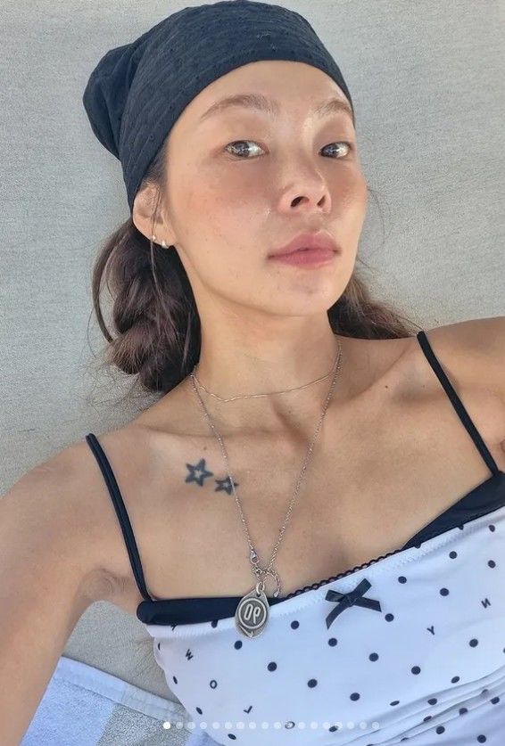 [서울=뉴시스] 모델 송해나가 소소한 일상 속 건강한 식단을 공유했다. (사진=송해나 인스타그램 캡처) *재판매 및 DB 금지