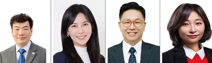 [서울=뉴시스] 왼쪽부터 전남광주통합특별시 의원에 당선된 박정선 전 소상공인연합회 전남지회장, 경기도 의원에 당선된 최혜경 전 소상공인연합회 경기 광주시 지부장, 경기도 의원에 당선된 지영일 전 소상공인연합회 용인시 기흥구 지부 감사, 강원도 의원에 당선된 이상미 전 소상공인연합회 강원지회 이사. (사진=소상공인연합회 제공) 2026.7.5. photo@newsis.com *재판매 및 DB 금지