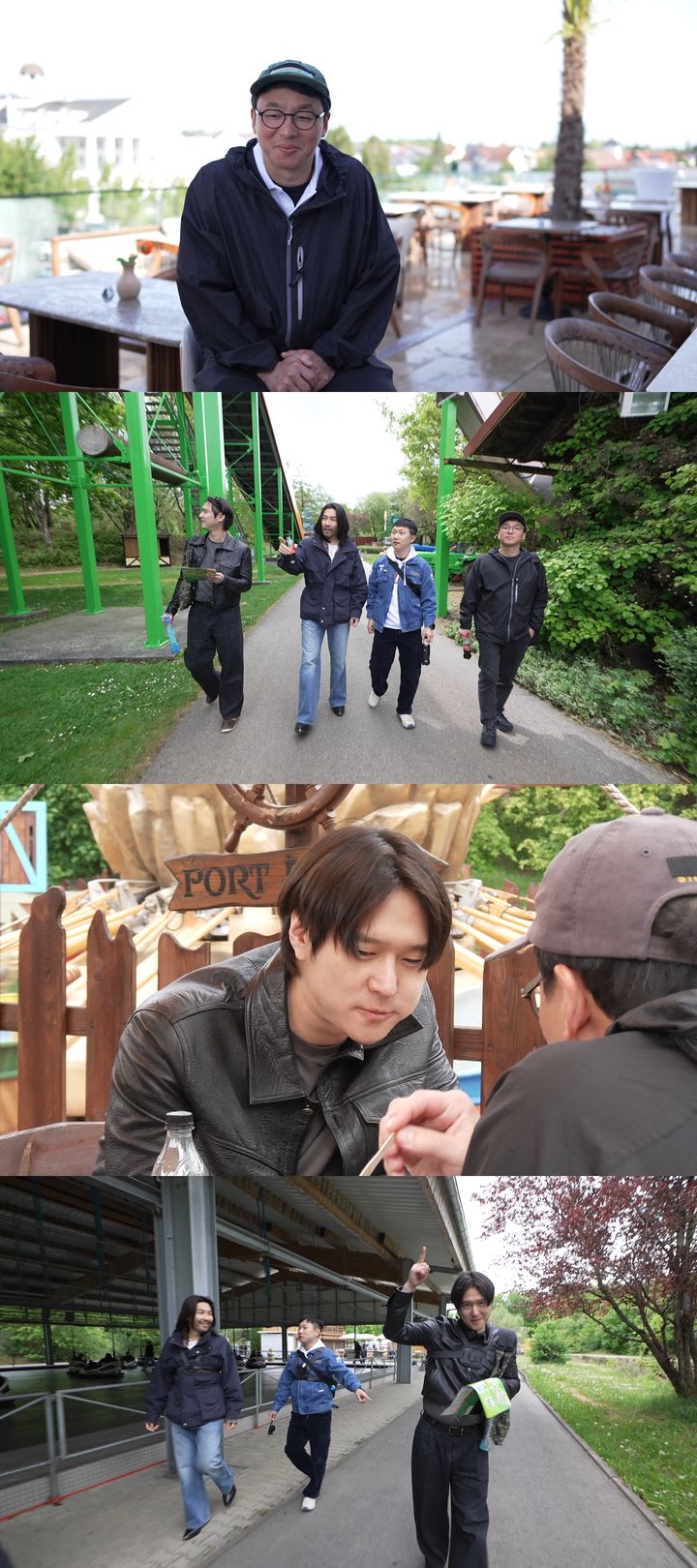 [서울=뉴시스] 5일 오후 9시10분 방송되는 MBC 예능물 '놀러코스터'에서는 노홍철, 최강록, 고경표, 빠니보틀이 스페인에 이어 독일 테마파크를 방문하는 모습이 그려진다. (사진= MBC) 2026.07.04. photo@newsis.com&nbsp; *재판매 및 DB 금지