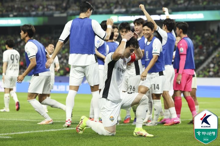 [서울=뉴시스] 프로축구 K리그1 강원FC의 이유현. (사진=한국프로축구연맹 제공) 2026.07.04. photo@newsis.com *재판매 및 DB 금지