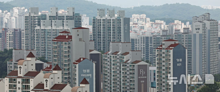 [구리=뉴시스] 경기도 구리시의 한 아파트 단지. photo@newsis.com