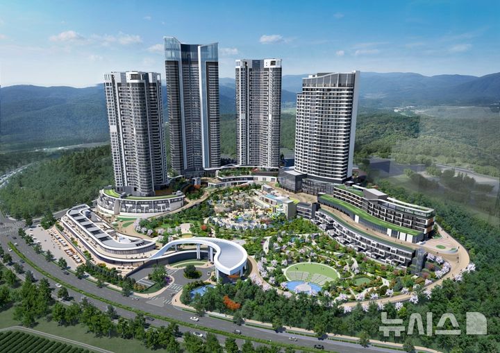[서울=뉴시스] 롯데리조트 울산 조감도. (제공=롯데건설)