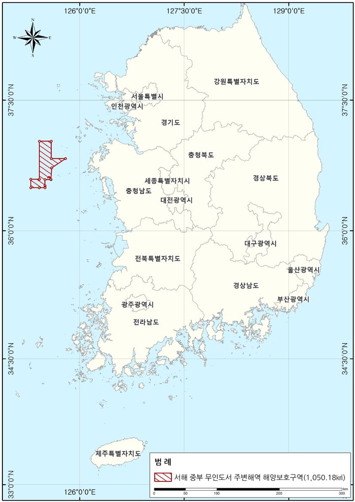 [서울=뉴시스] 서해 중부 무인도서 주변해역 해양보호구역 신규 지정. (사진=해양수산부 제공) 2026.07.06. photo@newsis.com *재판매 및 DB 금지