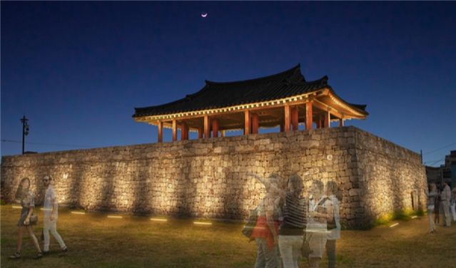 [제주=뉴시스] 제주도 지정 문화유산인 연북정 야간경관 조명 설치 조감도. (사진=제주도 제공) 2026.07.06. photo@newsis.com *재판매 및 DB 금지