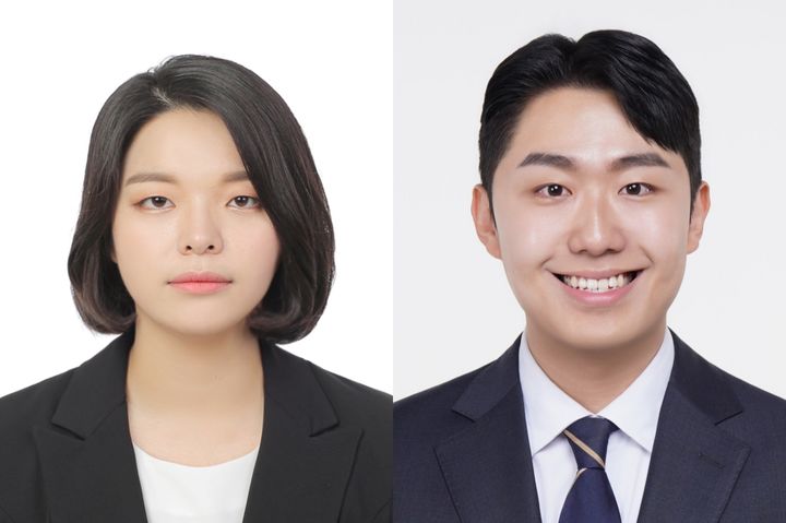 [청주=뉴시스] 충북도의회 이윤재 수석대변인(왼쪽), 정재우 대변인. photo@newsis.com *재판매 및 DB 금지