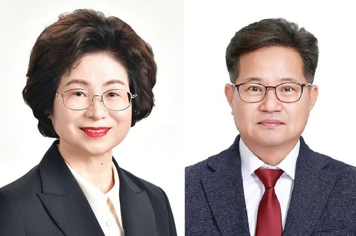 [횡성=뉴시스] 제10대 횡성군의회 박승남 의장(왼쪽)과 손동수 부의장(오른쪽). (사진=횡성군 제공) 2026.07.06. photo@newsis.com *재판매 및 DB 금지