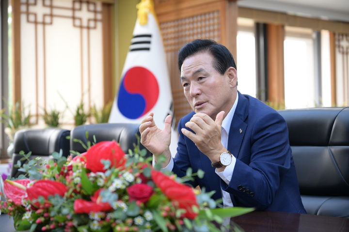 [논산=뉴시스]백성현 논산시장. 2026. 07. 07 photo@newsis.com *재판매 및 DB 금지