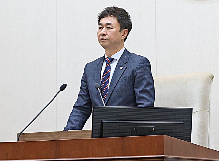 [원주=뉴시스] 제10대 원주시의회 의장에 선출된 문정환 의원. (사진= 원주시 제공) 2026.07.06. photo@newsis.com *재판매 및 DB 금지