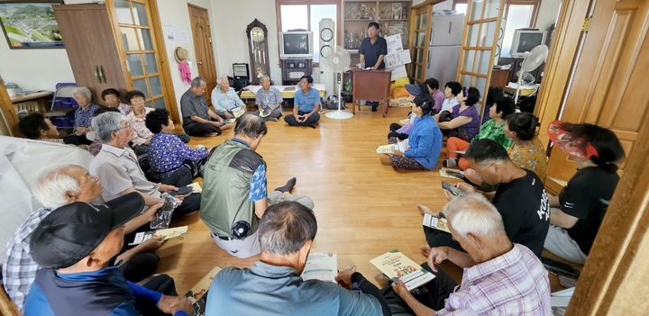 [전남광주=뉴시스] 전남광주통합특별시 공익직불금 이통장 교육. (사진=전남광주특별시 제공) 2026.07.06. photo@newsis.com *재판매 및 DB 금지
