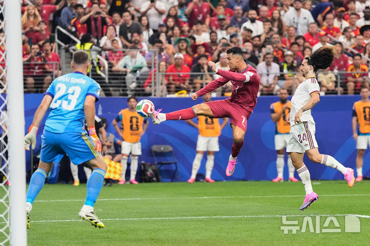 [알링턴=AP/뉴시스] 스페인 남자 축구 대표팀의 우나이 시몬. 2026.07.06.