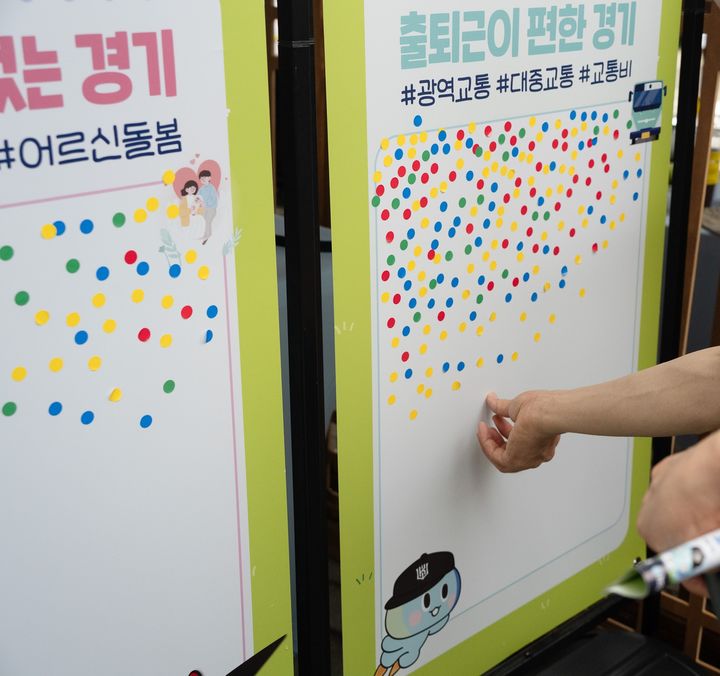 [수원=뉴시스] 지난 3~5일 수원KT위즈파크에서 진행된 현장 참여형 여론조사. (사진=경기도 제공) 2026.07.07. photo@newsis.com *재판매 및 DB 금지