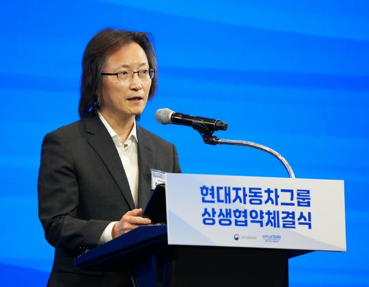 [서울=뉴시스] 공정거래위원회가 현대자동차그룹과 1·2·3차 협력사 상생협약을 체결하고 대금 지급 조건을 개선하고 미래 모빌리티 분야 협력사 지원을 확대한다. (사진 = 공정위 제공) 2026.07.07. *재판매 및 DB 금지