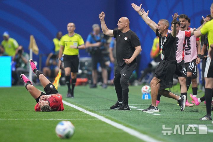 [애틀랜타=AP/뉴시스]호삼 하산 이집트 축구대표팀 감독. 2026.07.07.