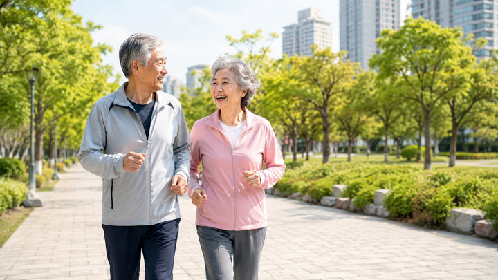 [서울=뉴시스] 80대 이후에도 또래보다 걷는 속도가 빠른 노인들은 인지기능 저하 위험이 현저히 낮다는 연구 결과가 나왔다. (사진=유토이미지)