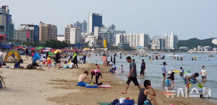 [포항=뉴시스] 포항 영일대해수욕장. (사진=뉴시스 DB). photo@newsis.com 