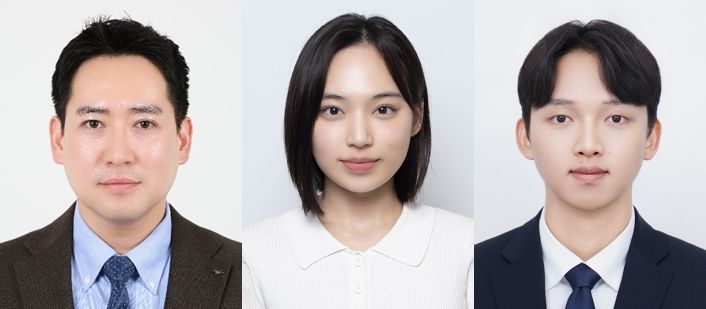 [서울=뉴시스] (왼쪽부터) 건국대 건축학부 임현우 교수, 이도연·황정윤 석박통합과정생. (사진=건국대 제공) 2026.07.09. photo@newsis.com *재판매 및 DB 금지